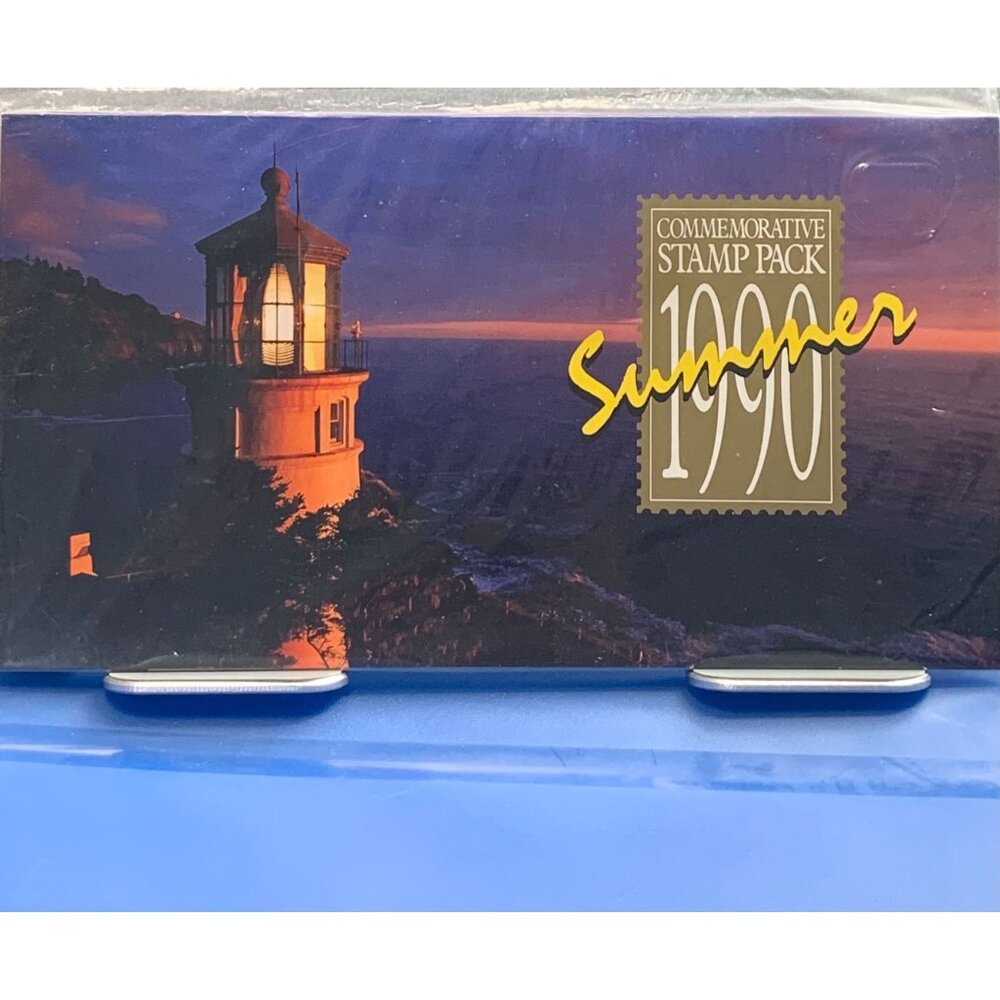 Commemorative Stamp Pack 1990 Summer Edition USPS Lighthouse Iconic Movie Design